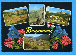 TW102, Rougemont, Gentiane, Fleur, Photoglob Wehrli, 3344, GF, Circulée 1968 - Rougemont