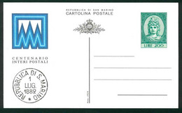 CLG398 - CENTENARIO INTERI POSTALI - FDC STORIA POSTALE LIRE 200 - Lettres & Documents