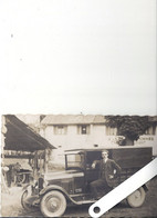 68 Haut-Rhin ,Soultz, Carte Photo,Seckler Boetsch, Gros Plan Camionnette Et Son Conducteur - Soultz