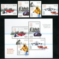 AAT Australian Antarctica 2022 Australia Antarctic Program Airplanes Researchers Tents MNH MNH (**) - Ungebraucht