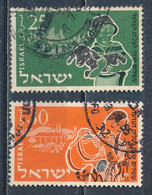 °°° ISRAEL - Y&T N°88/89 - 1955 °°° - Oblitérés (sans Tabs)