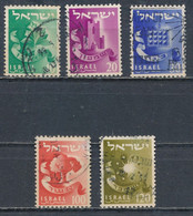 °°° ISRAEL - Y&T N°97/105 - 1955 °°° - Usados (sin Tab)