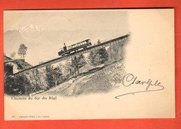 TGR-34  Chemin De Fer Du Rigi,  Gelaufen Vitznau  1898 Pionier - Vitznau