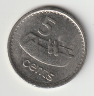 FIJI 2009: 5 Cents, KM 119 - Fiji