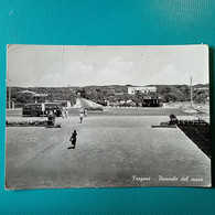 Cartolina Fregene - Piazzale Del Mare. Viaggiata 1956 - Fiumicino