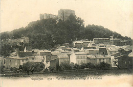 Meyrargues * Vue D'ensemble Du Village Et Le Château - Meyrargues