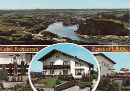 Austria, Higher Austria, Haibach Bei Schärding, Cafe Restaurant - Pension Biaas, Bezirke, Used 1986 - Schärding