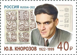 2022 Russia The 100th Anniversary Of The Birth Of Yu Knorozov, 1922-1999 MNH - Ongebruikt
