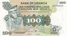 BILLETE DE UGANDA DE 100 SHILLINGS DEL AÑO 1973 SIN CIRCULAR (UNC) (BANKNOTE) - Uganda