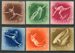 HUNGARY 1952 Olympic Games, Helsinki Used  Michel 1247-52 - Used Stamps