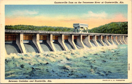 Alabama Guntersville Dam On The Tennessee River Curteich - Other & Unclassified