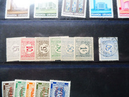 Congo   Perfect Parfait  66/72 * Plakken Charnieres  ( 1923 ) Taxe Tx 71 Oblitéré Gestempelt - Unused Stamps