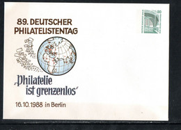 Berlin 1988: PU 139/5:  Umschlag      (B010) - Buste Private - Nuovi