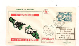 WALLIS ET FUTUNA ENVELOPPE 1er JOUR ANNÉE 1958 - Briefe U. Dokumente