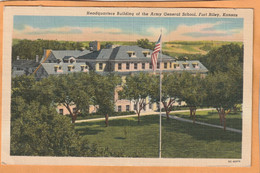 Fort Riley KS 1951 Postcard - Andere & Zonder Classificatie