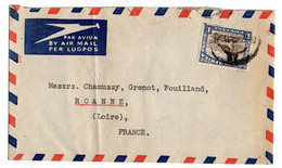 Afrique Du Sud - Lettre   Pour  ROANNE -42  (France) ....tp Seul  Sur Lettre  ....cachet - Brieven En Documenten