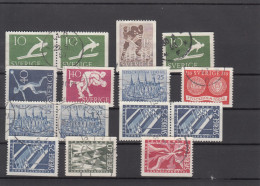 Sweden 1953 - Full Year Used - Années Complètes