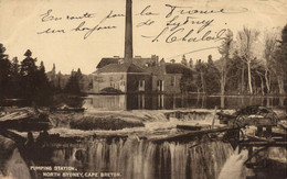 Canada, CAPE BRETON, North Sydney, Pumping Station (1912) Postcard - Cape Breton