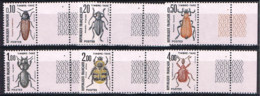 FR 161 - FRANCE Taxe N° 103/108 Bord De Feuilles Neuf** Insectes - 1960-.... Postfris