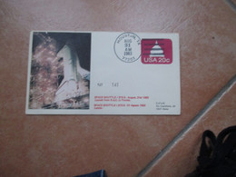 31.8.1983 SPACE SHUTTLE STS 8 Lancio  Su Busta Postale 20 C - 1981-00