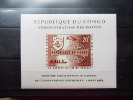 Republique Du Congo  476 Mnh Neuf ** Parfait Perfect  Feuillet De Luxe LX Lx 476 Droit De L'homme - Ongebruikt