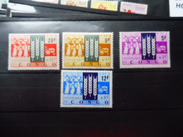 Republique Du Congo  477/480 Mnh Neuf ** Parfait Perfect - Ongebruikt