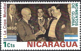 Nicaragua 1974 - Mi 1766 - YT 953 ( FIFA World Cup Final - Uruguay Argentina ) MNH** - 1930 – Uruguay