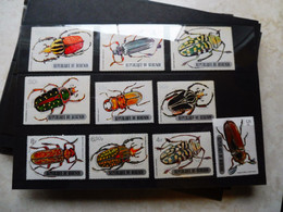 Burundi 350/360 Mh * 361/365 Mnh Neuf ** ( 1970 ) Insectes Kevers Insecten - Nuevos
