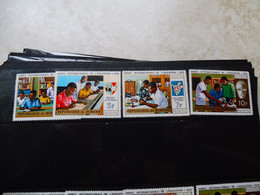 Burundi 422/425 Mnh Neuf ** ( 1970 ) + Reeks Series Oblitérées Gestempelt - Unused Stamps