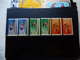 Burundi Pa PA Poste Aerienne Luchtpost 423/428 Non Dentele Ongetand Mnh Neuf ** ( 1976 ) J.o. Montreal Sports Sporten - Unused Stamps