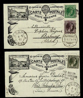 LUXEMBOURG - Cartes (2) De L 'Exposition Internationale De Timbres Poste En 1927 Pour Rooddt - - Briefe U. Dokumente