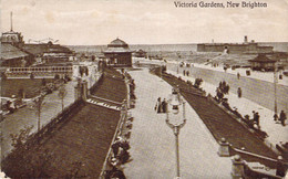 CPA Royaume Uni - Angleterre - Sussex - New Brighton - Victoria Gardens - Valentine's Carbotone Series - British Manuf. - Brighton