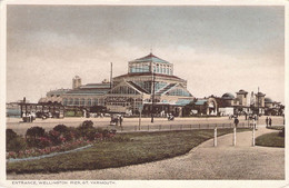 CPA Royaume Uni - Angleterre - Norfolk - Great Yarmouth - Entrance - Wellington Pier - Colorisée - Animée - Dancing - Great Yarmouth