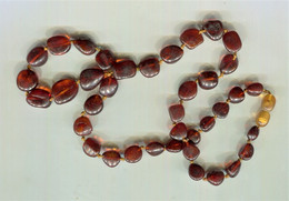 Ile De La REUNION - Magnifique Collier Ancien En Ambre Old Necklace Amber (Obj Div 159) - Andere & Zonder Classificatie