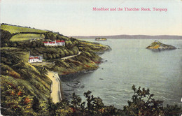 CPA Royaume Uni - Angleterre - Devon - Torquay - Meadfoot And The Thatcher Rock - British Production - Oblitérée 1935 - Torquay