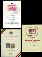 BELG.1938/54/58 Souvenir Philatélique Officiel De L'Inauguration Du MONUMENT ALBERT I & Philatélique Cards - ....-1951
