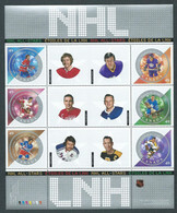 Canada # 2017 Full Pane Of 6 + 3 Tabs In Folder MNH - NHL All-Stars - 5 - Full Sheets & Multiples