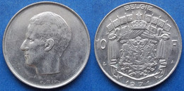 BELGIUM - 10 Francs 1971 Dutch KM# 156.1 Baudouin I (1951-1993) - Edelweiss Coins - 10 Frank