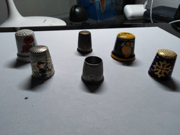 LOT DE 6 DES A COUDRE ( Voir Détails Plus Bas) - Thimbles