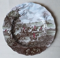 Assiette Tally Ho "The Jump" Made In England By Johnson Bros - Chasse à Courre - - Johnson Bros.