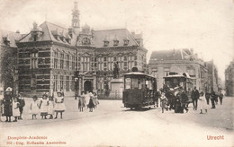 CPA Utrecht - Domplein Academie - Pays Bas - Tramway - Utrecht