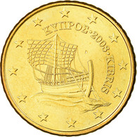 Chypre, 50 Euro Cent, 2008, TTB, Laiton, KM:83 - Chipre