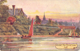 CPA Royaume Uni - Angleterre - Isle Of Wight - Ryde - The Canoe Lake - R. Esdaile Richardson - R. T. & Sons Oilette - Autres & Non Classés