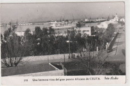 Una Hermosa Vista Del Gran Puerto Africano De CEUTA - Foto RUBIO  - N° 133 - Ceuta