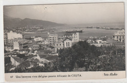 Una Hermosa Vista Del Gran Puerto Africano De CEUTA - Foto RUBIO  - N° 67 - Ceuta