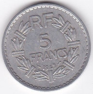 5 Francs Lavrillier 1945 B Beaumont Le Roget , En Aluminium , 9 Ouvert, Gad# 766 - 5 Francs