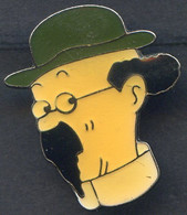 101222   PIN'S TINTIN LE PROFESSEUR TOURNESOL - Pins