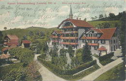 Schwarzenberg - Hotel Und Pension Matt          1911 - Schwarzenberg