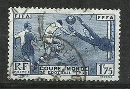 France N° 396  Football Coupe Du Monde Paris  1938    Oblitéré B/T B      Voir Scans      Soldé ! ! ! - 1938 – France