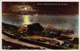 CPA Royaume Uni - Angleterre - Essex - Westcliff On Sea - Cliff Gardens - Valentine's Postcards - Real Photogram - Nuit - Southend, Westcliff & Leigh